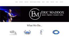 Desktop Screenshot of ericmaddox.com