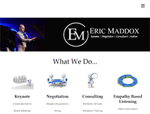 Tablet Screenshot of ericmaddox.com